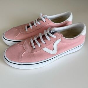 Vans Sport pink denim low top sneakers